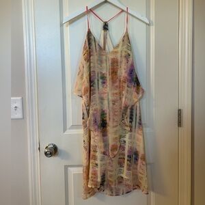 Xhilaration Multicolor Asymmetrical Dress